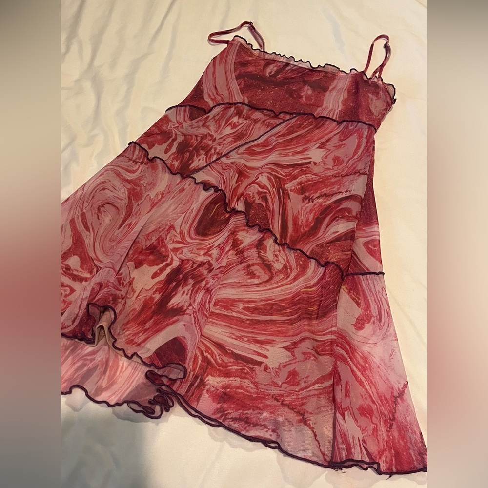 Urban Outfitters pink mini dress